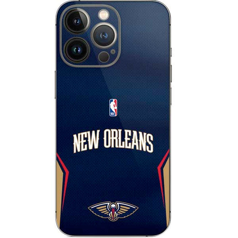 NBA New Orleans Pelicans Jersey iPhone 14 Pro Skin